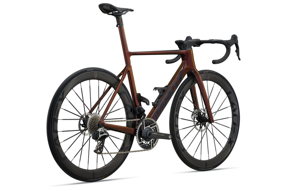 Giant Propel Advanced Sl 0 Red Road Bike Black Lava Rear