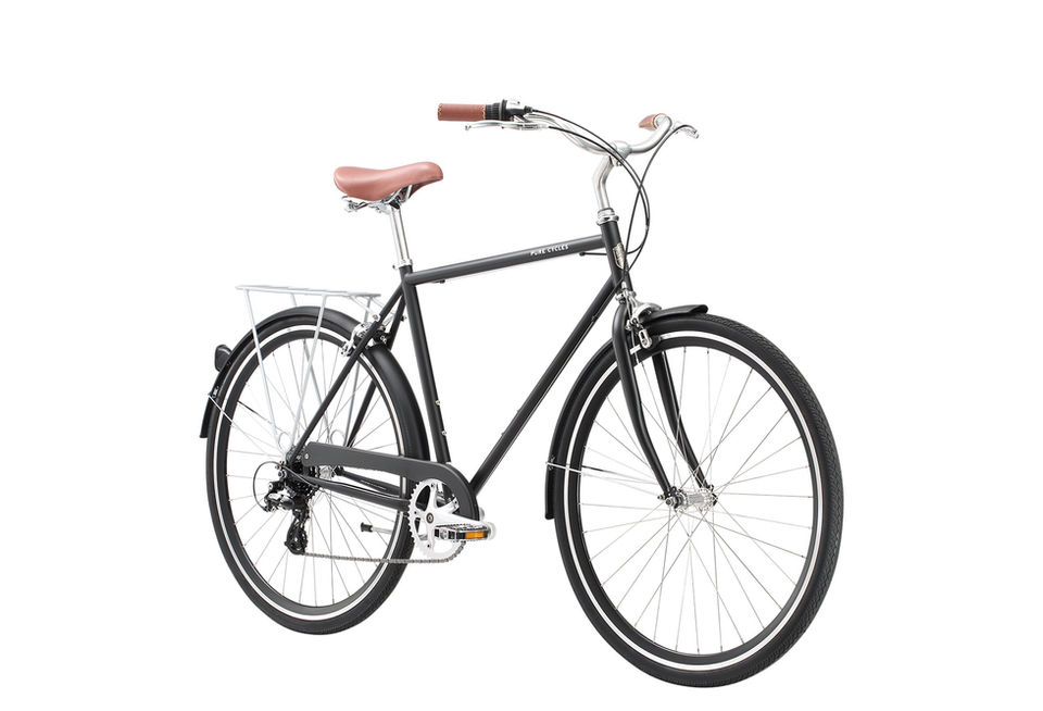 Pure Cycles City Classic 8 Speed City Bike Side
