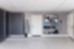 Granite Cabinets Grey Slatwall with Ski Props Smoke Floor 2013
