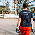 Physical therapist demonstrating core strengthening exercise for back pain at Snowbeast Performance Williston VT