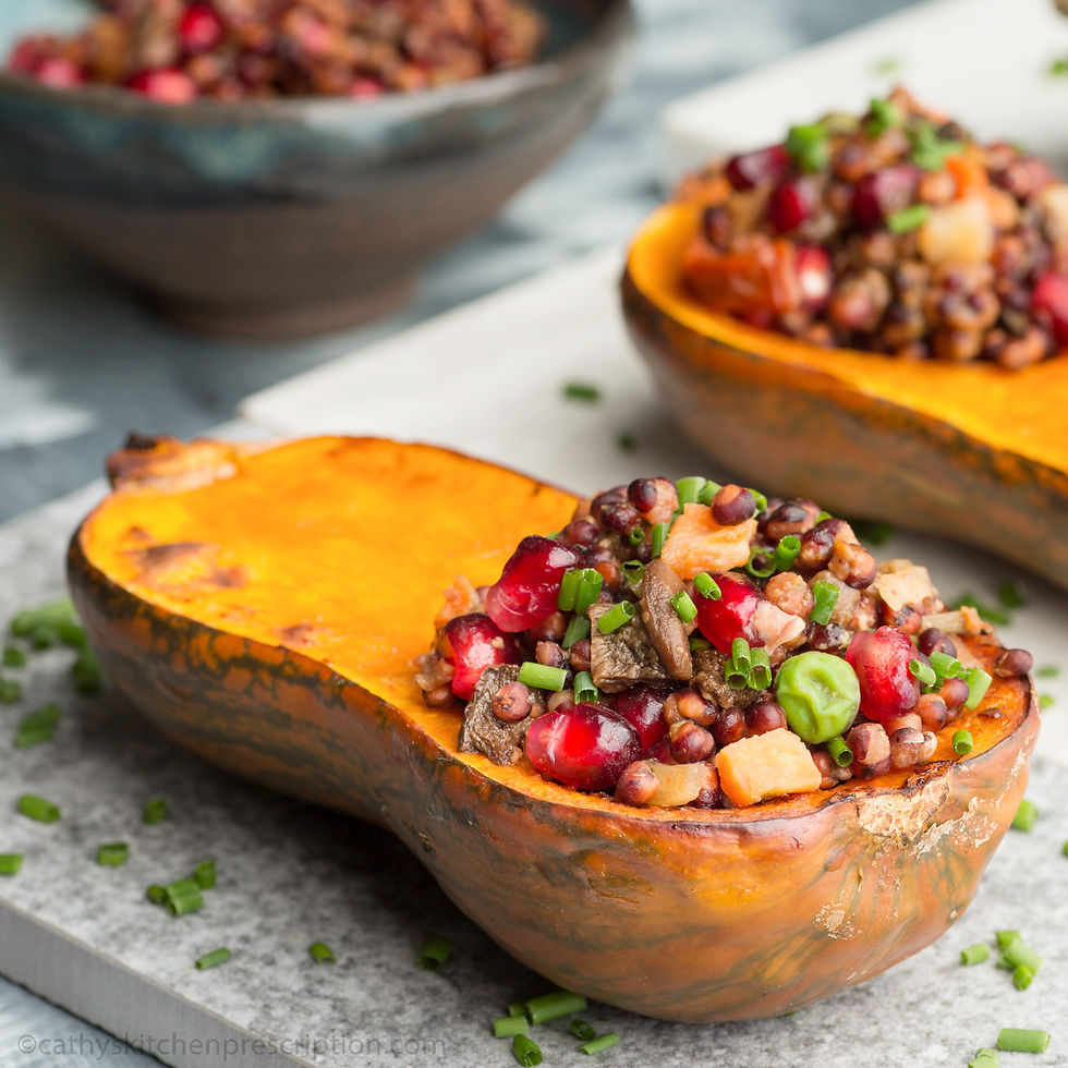 Thumbnail: Stuffed Honeynut Squash