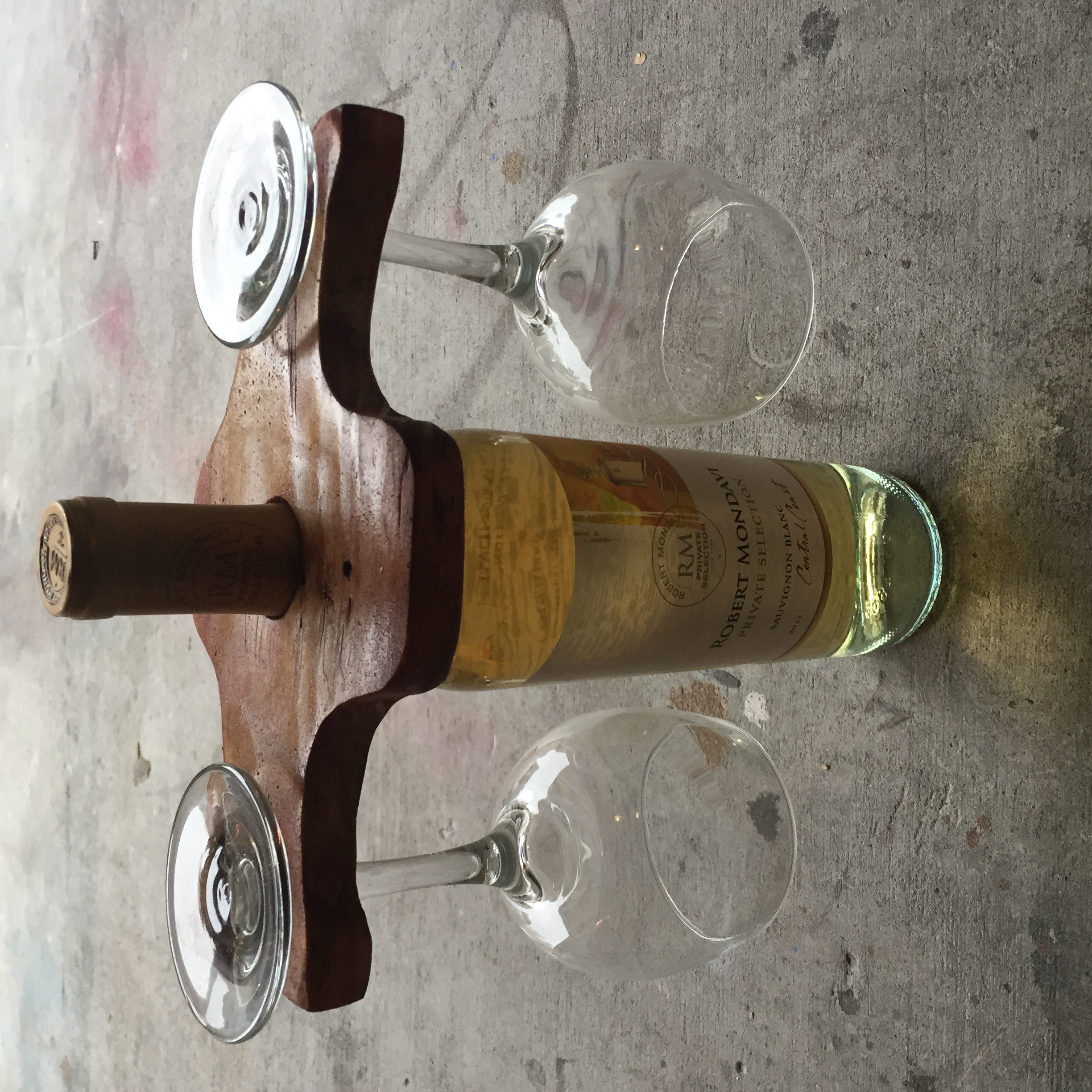 Wine Glass and Bottle Holder
