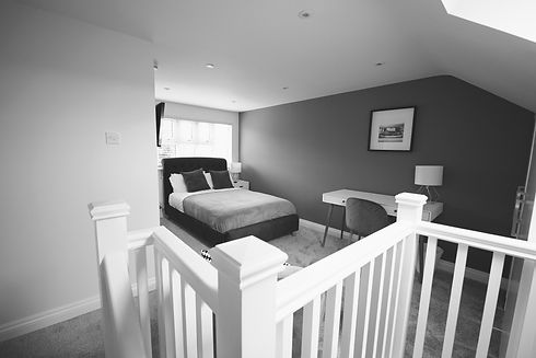 Loft Conversion showing luxury bedroom
