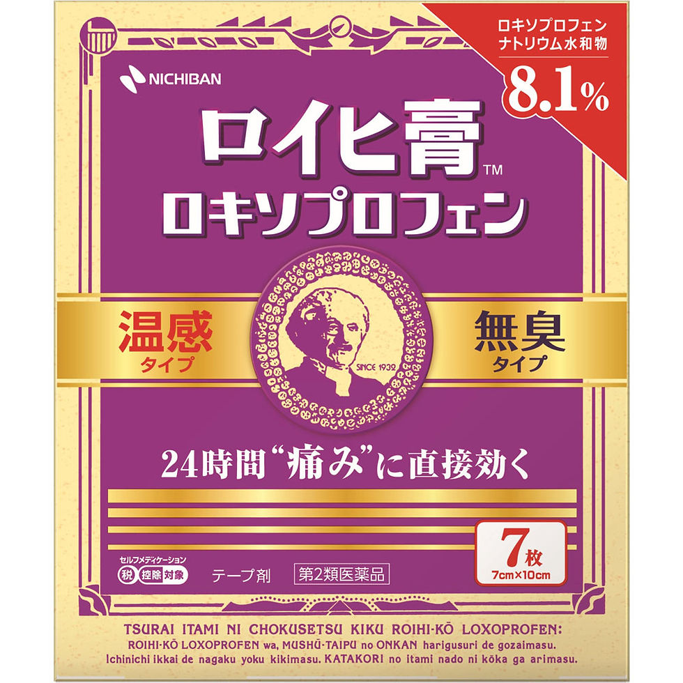 縮圖：ROIHI-TSUBOKO 肩酸腰痛溫感貼布7枚