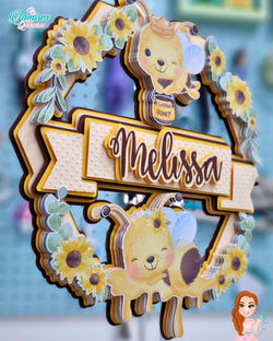 Topo de Bolo-Combo 25- 2021 (13)-abelhinha