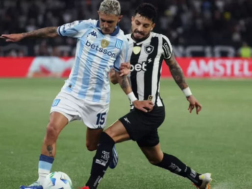 Botafogo perde para Racing na Recopa Sul-Americana e amarga mais um vice sob olhar de Renato Paiva