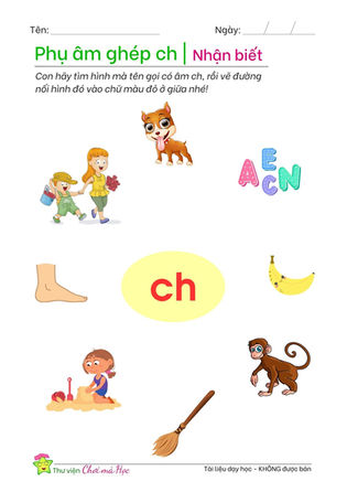 Bộ nhận biết 11 chữ ghép | Tìm hình mà tên gọi có chữ đã cho | Thêm phân biệt g-gh và ng-ngh