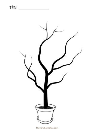 Hình khung cây mai đào không lá | Tết 2023