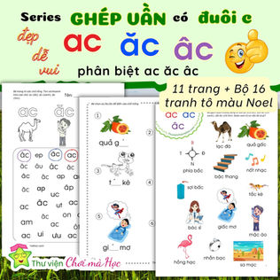 Ghép Vần Tập đọc Vần ac ăc âc. tập đọc tiếng việt lớp 1. tậ pđọc tiền tiểu học