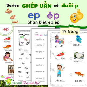 Bài tập ghép vần ep êp