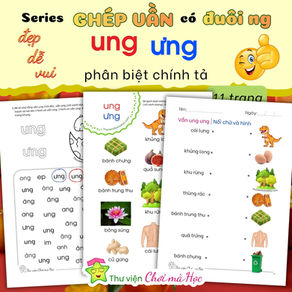 Ghép vần ung vần ưng | Seri ghép vần với phụ âm ng🏆🎉 Tập đọc Tiếng Việt tiền tiểu học - lớp 1