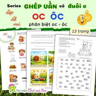 Ghép Vần Tập đọc Vần oc vần ôc. tập đọc tiếng việt lớp 1. tậ pđọc tiền tiểu học