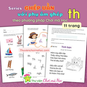 Ghép vần với âm th | Seri ghép vần với phụ âm ghép🏆🎉 Tập đọc Tiếng Việt tiền tiểu học