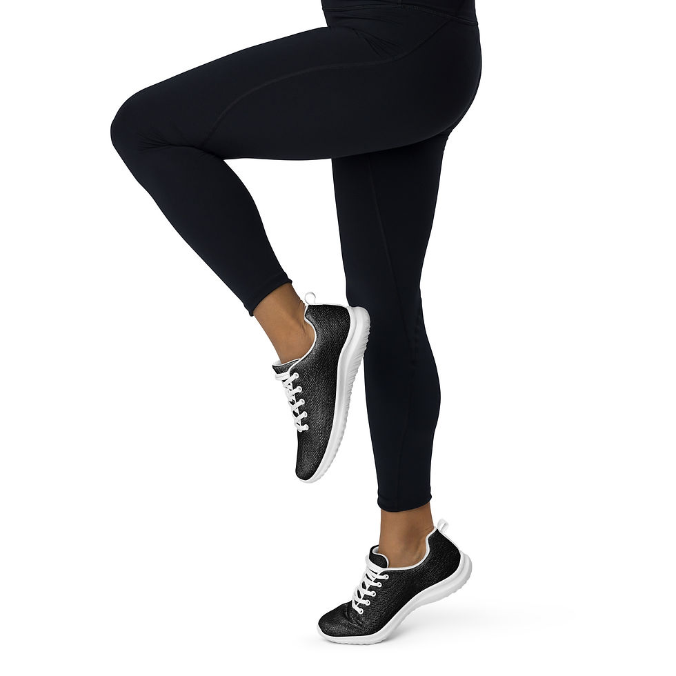 Thumbnail: All black Women’s athletic shoes