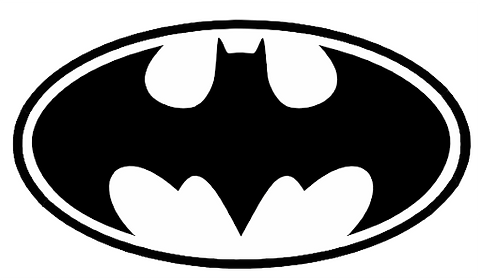 batman stencil nearby