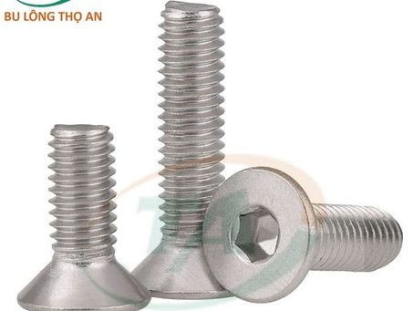 Thế nào là Bu lông lục giác chìm đầu bằng, ưu điểm và ứng dụng