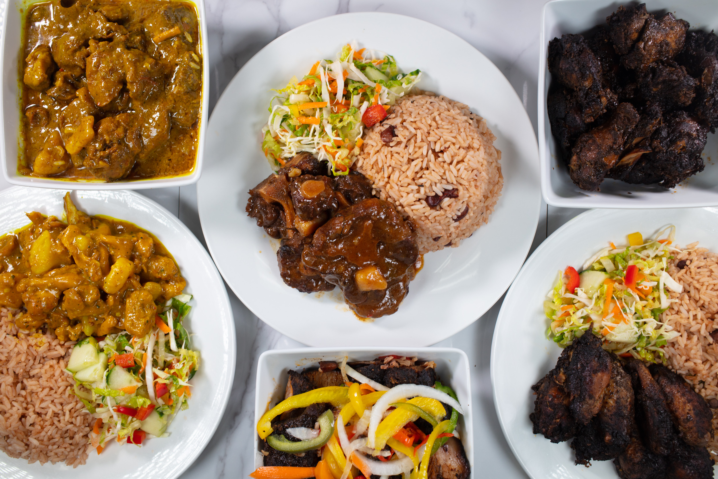 Arranged Food and Objects