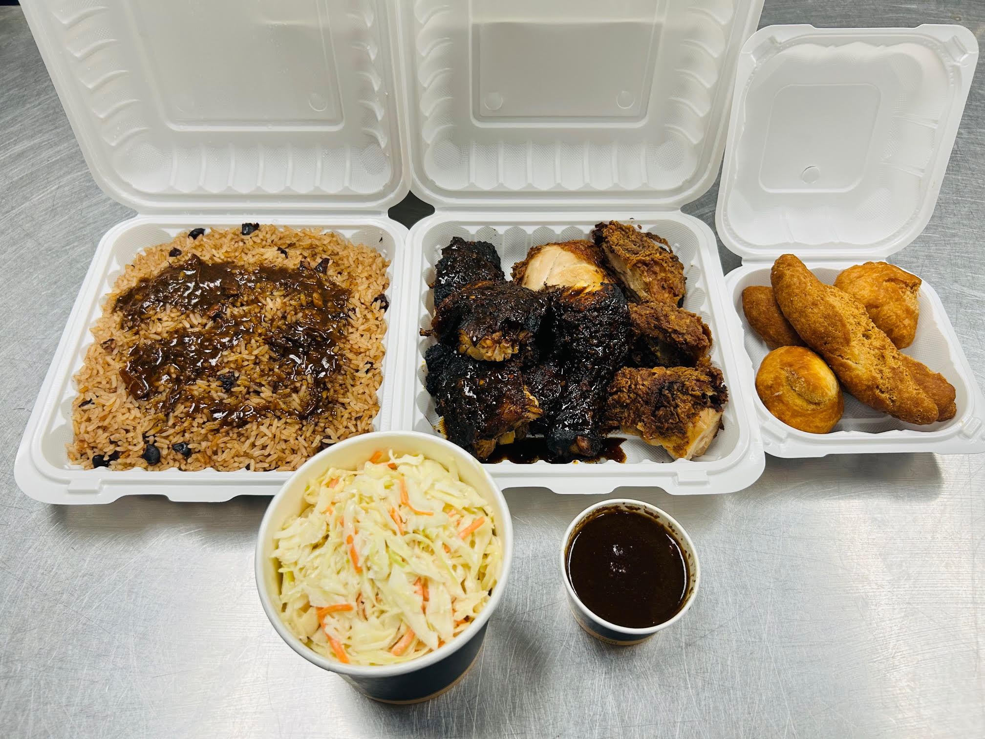 Arranged Food and Objects