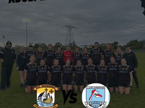 Junior Ladies Shield Final Fixture: Sunday 24th of May.
