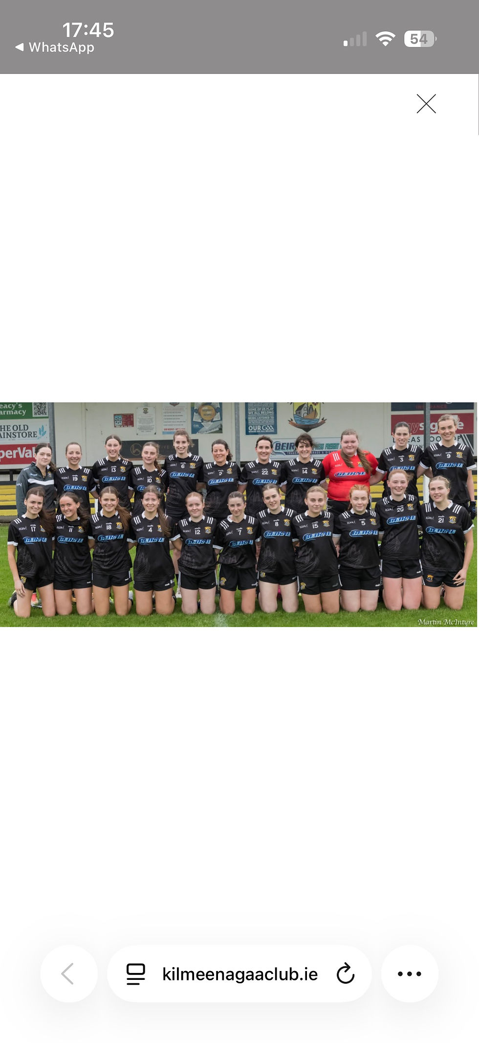 Kilmeena LGFA – Memorial League, Round 3