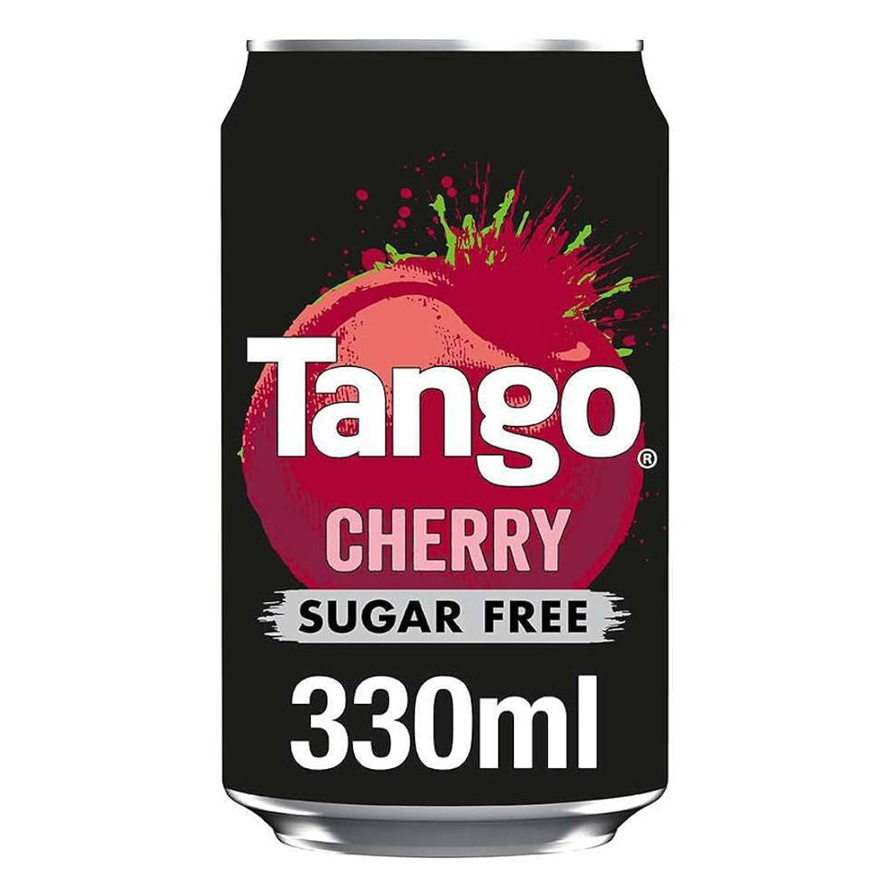 Britvic Tango Cherry Sugar Free Can 330ml (24 Pack)