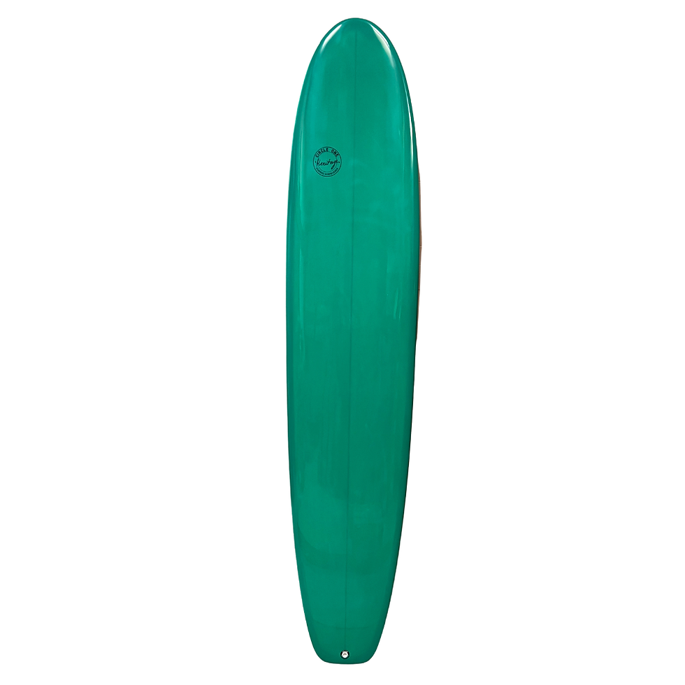 Thumbnail: 9' 1 Heritage Square Tail Retro Longboard Gloss Tint