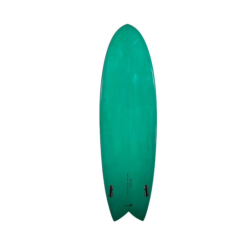 Thumbnail: 5' 11" Heritage Twin Fish in Gloss Tint