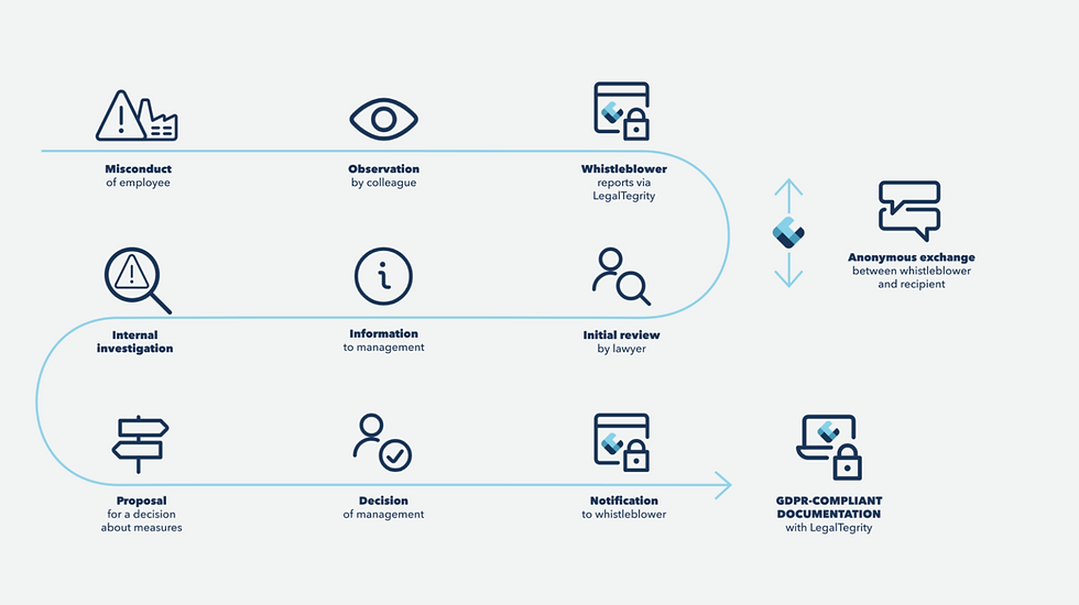 a graphic showcasing phases of implementation in a company of the directive