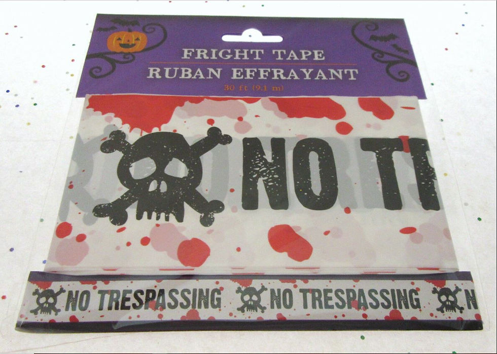Thumbnail: HALLOWEEN ~ Fright Tape ~ No Trespassing
