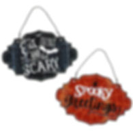 Crafter's Square Halloween Wall Décor Signs, 2-ct. Packs