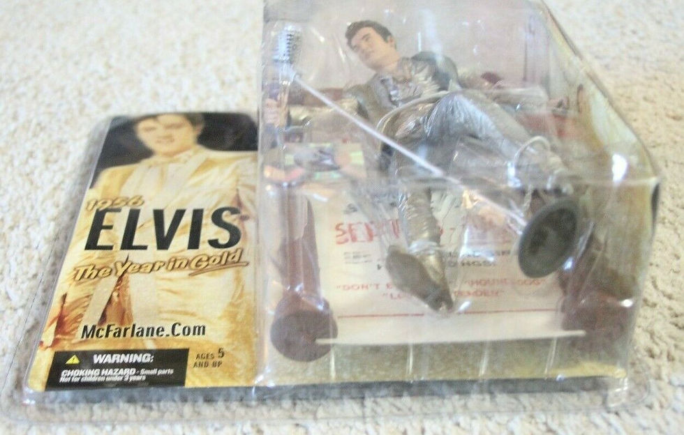 Thumbnail: Elvis "The Year In Gold" 1956 Mcfarlane Elvis Presley Figure SEALED NEW