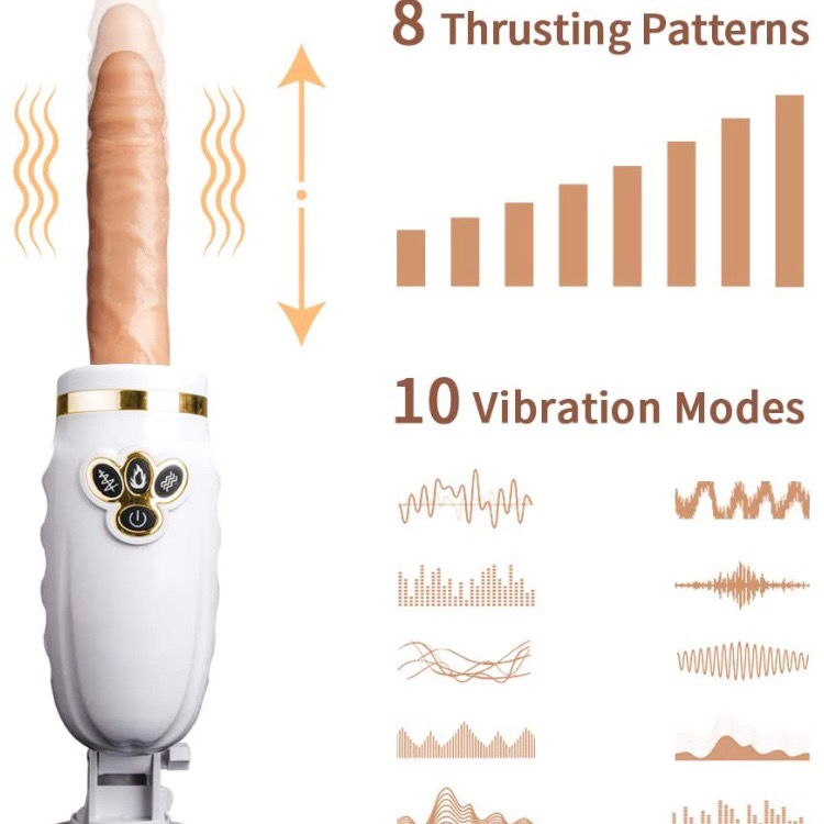 Thumbnail: Thrusting Vibrating Dildo 