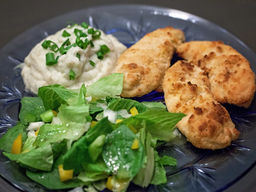 Whole30 Herb-Garlic Smashed Cauliflower