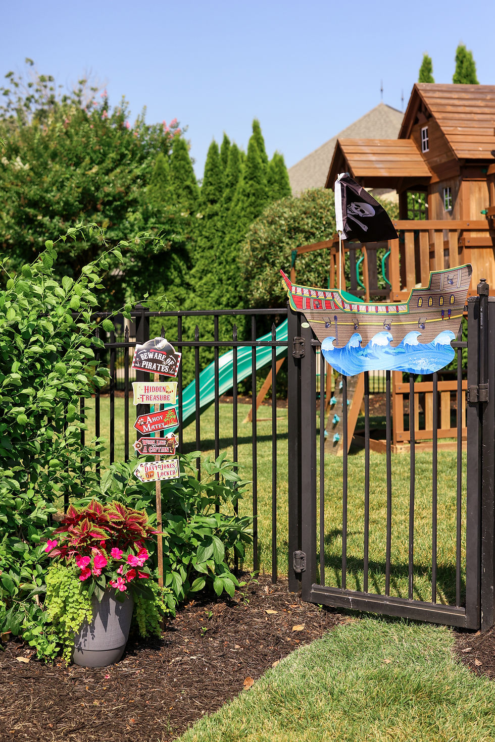 Pirate Birthday Pool Party: Tips and Tricks, food ideas, decor, games, activities, games, party favors, DIY pirate ship, treasure hunt, decor, and more!