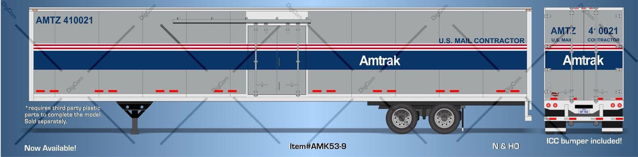 N - AMTRAK ROADRAILERS 53´Trailer