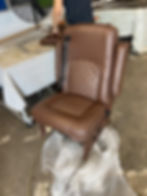 Custom brown diamond-stitched seat in auto upholstery gallery sarasota