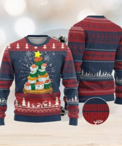 Funny Sushi Christmas Tree Ugly Christmas Sweater Cute Japanese Xmas