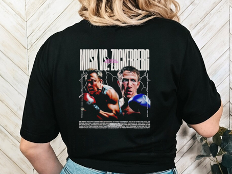 Musk vs Zuckerberg The Ultimate Tech Showdown Boxing bout shirt