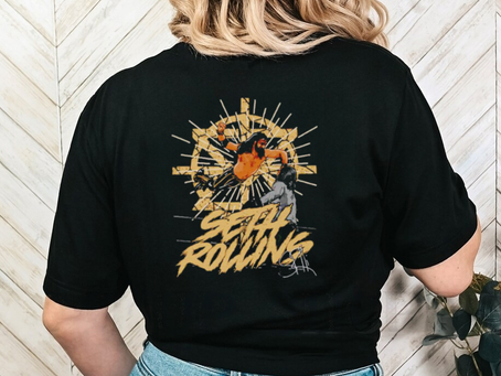Seth Rollins Flying Superstars WWE Shirt