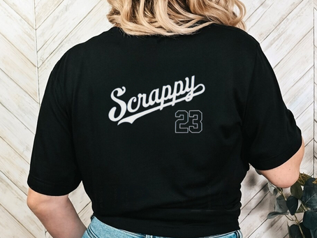 Washington Baseball Scrappy 23 shirt