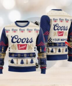 Personalized Coors Banquet Classic Ugly Christmas Sweater