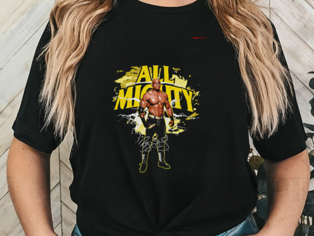 Bobby Lashley All Mighty professional wrestler signature shirt