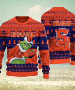 Syracuse Orange Grinch Ugly Christmas Sweater