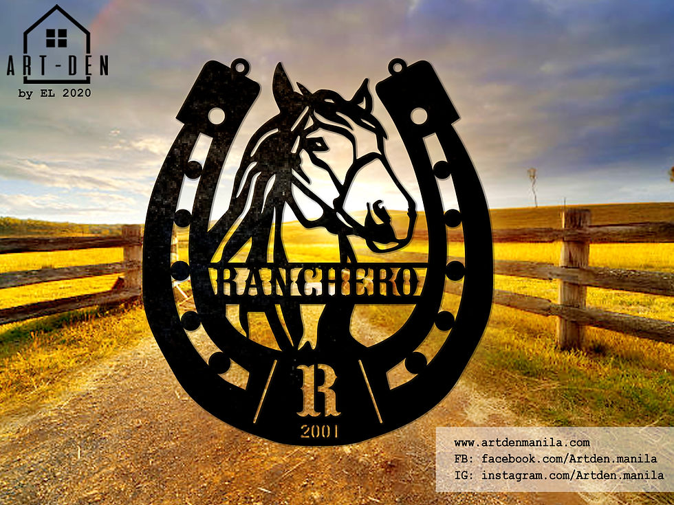 Horse Ranch Personalized FARM SIGN