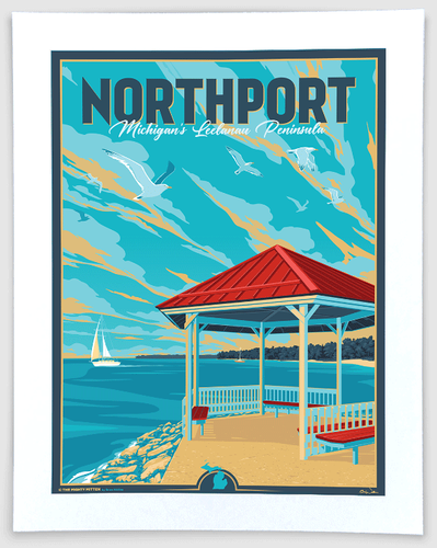 Northport - Michigan Travel Art Print | The Mighty Mitten