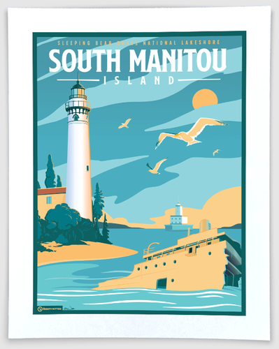 South Manitou Island - Michigan Travel Art Print | The Mighty Mitten