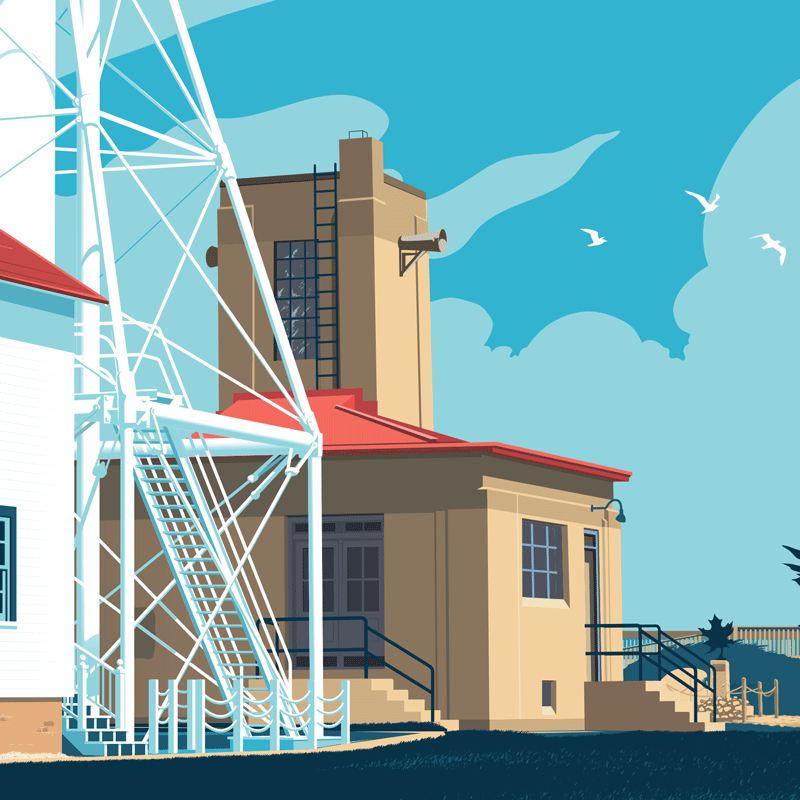 Thumbnail: Whitefish Point - Michigan Travel Art Print