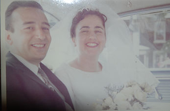 Family Mom Dad Wedding Photo