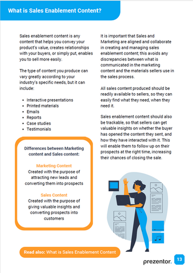 Screenshot of a page from the guide