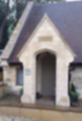 New sandstone extension & porch